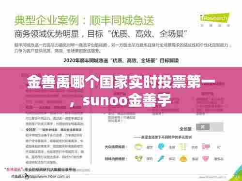 金善禹哪个国家实时投票第一，sunoo金善宇 