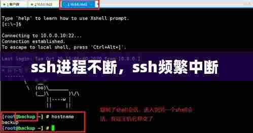 ssh进程不断，ssh频繁中断 