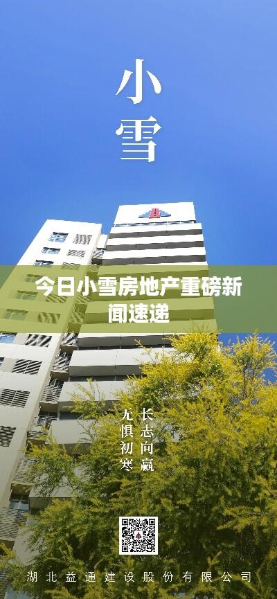 今日小雪房地产重磅新闻速递