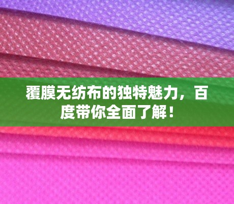 覆膜无纺布的独特魅力，百度带你全面了解！