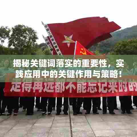 揭秘关键词落实的重要性，实践应用中的关键作用与策略！