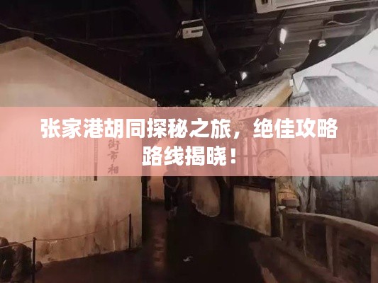 张家港胡同探秘之旅，绝佳攻略路线揭晓！